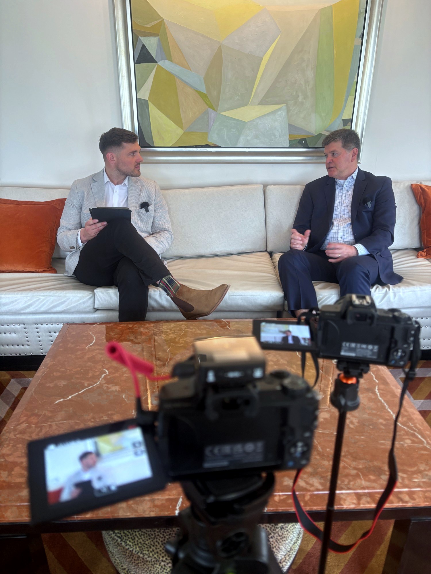 Recording in a member company&rsquo;s suite at DCAT Week