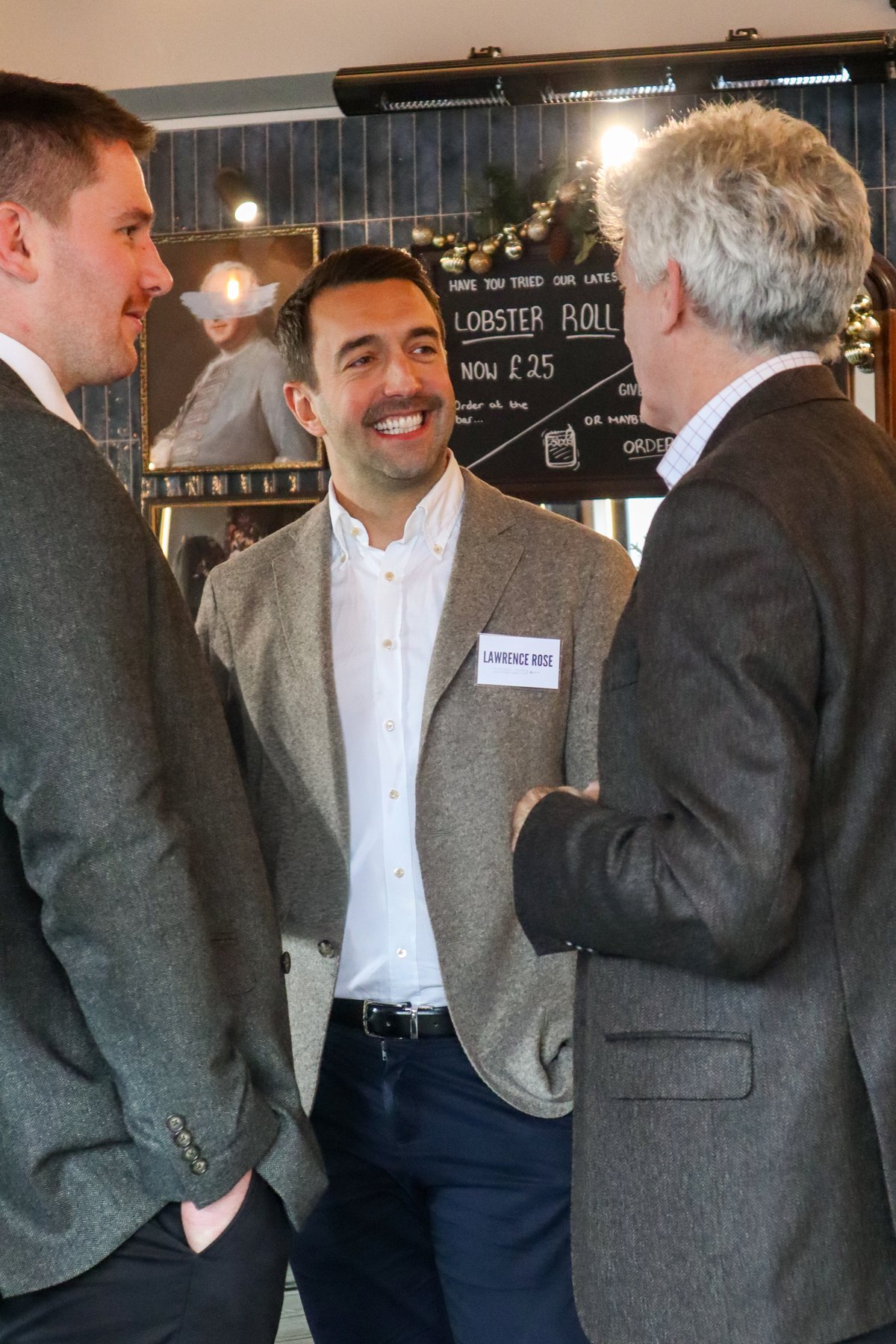 Guests in conversation at Views & Ventures